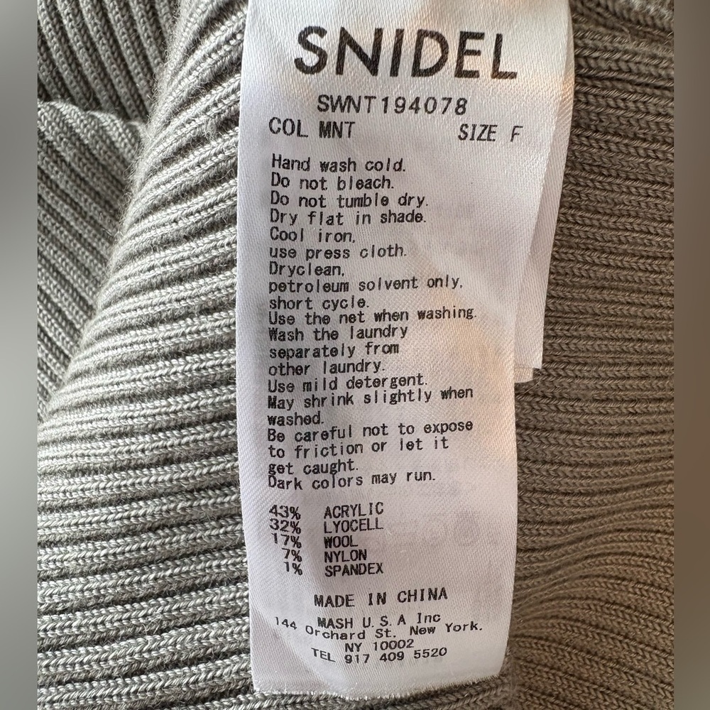 Snidel V-Neck Ribbed Sweater | Size Small - Picture 8 of 8